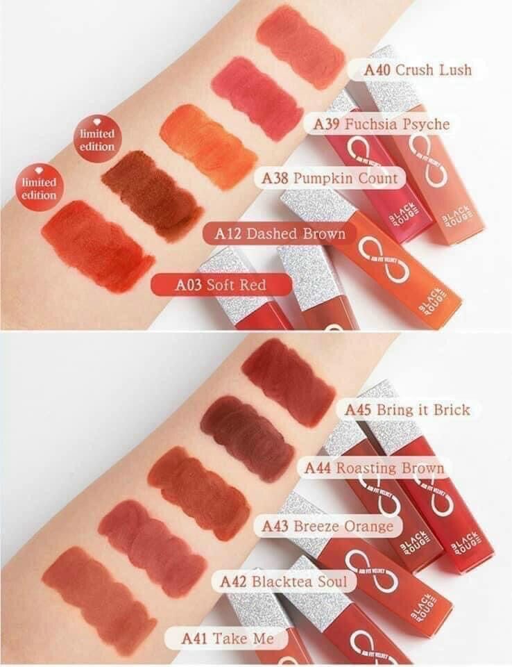 Son BlackRouge ver 8 đủ màu