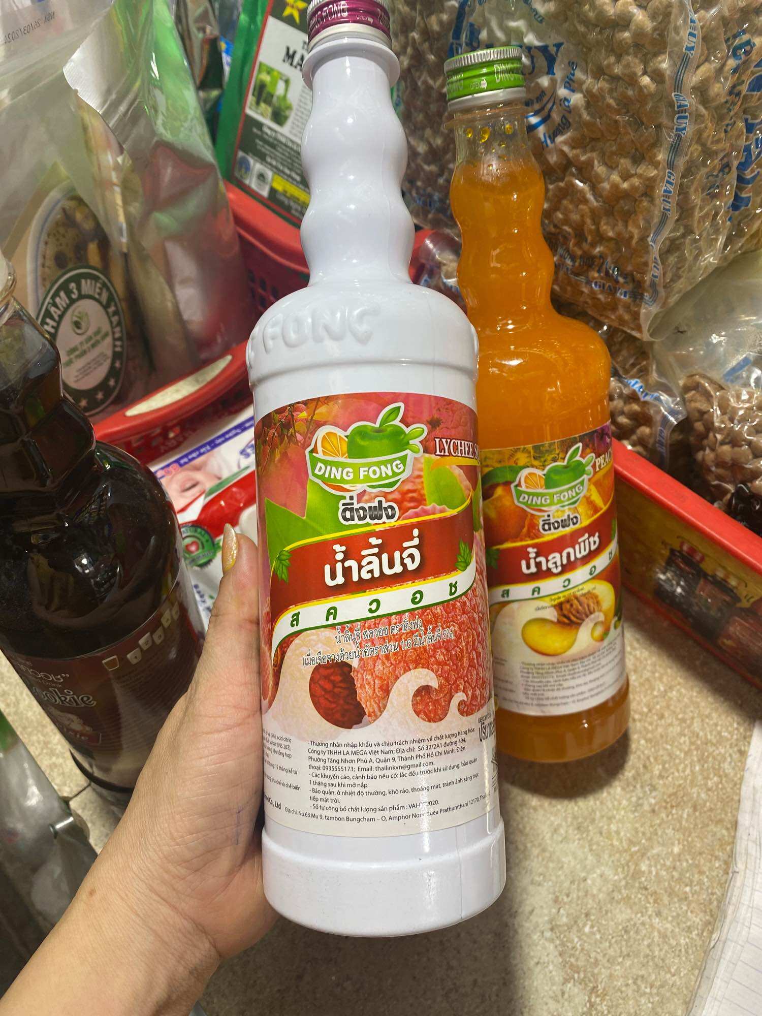 Siro Dingfong Thái Lan hương vải