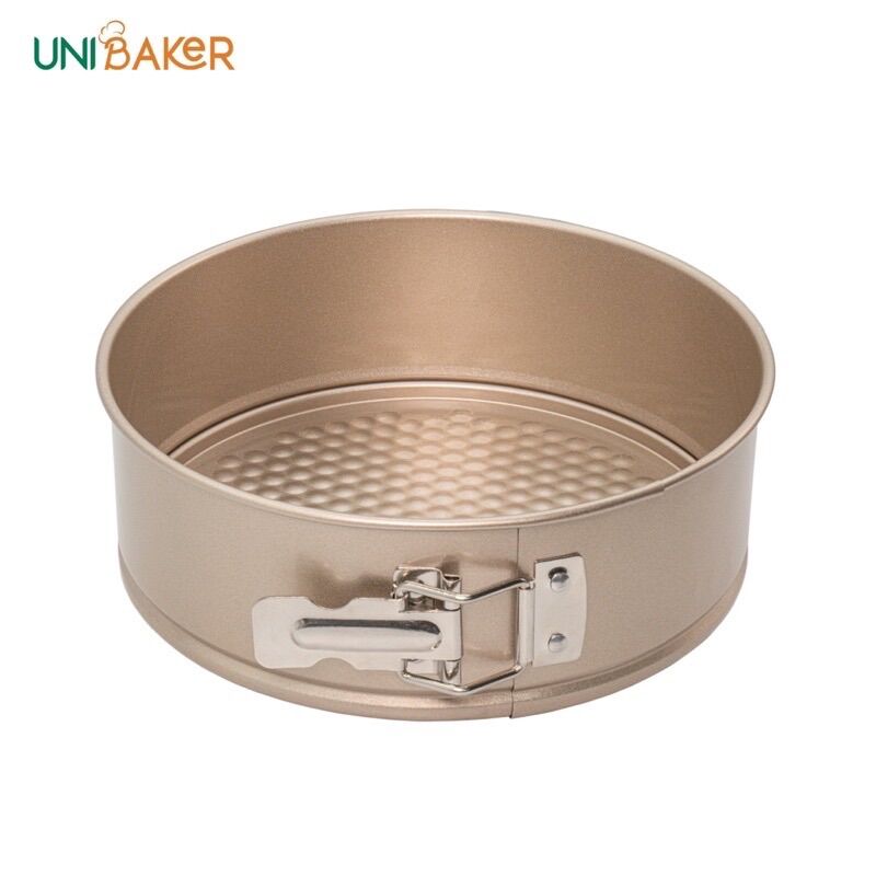 Khuôn nướng bánh springform 18cm cao cấp unibaker [hàng cao cấp- made in việt nam