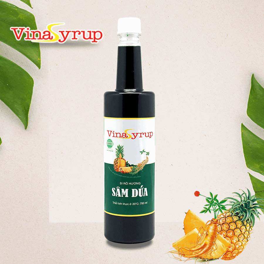Siro Sâm Dứa hiệu Vina Syrup chai 750ml