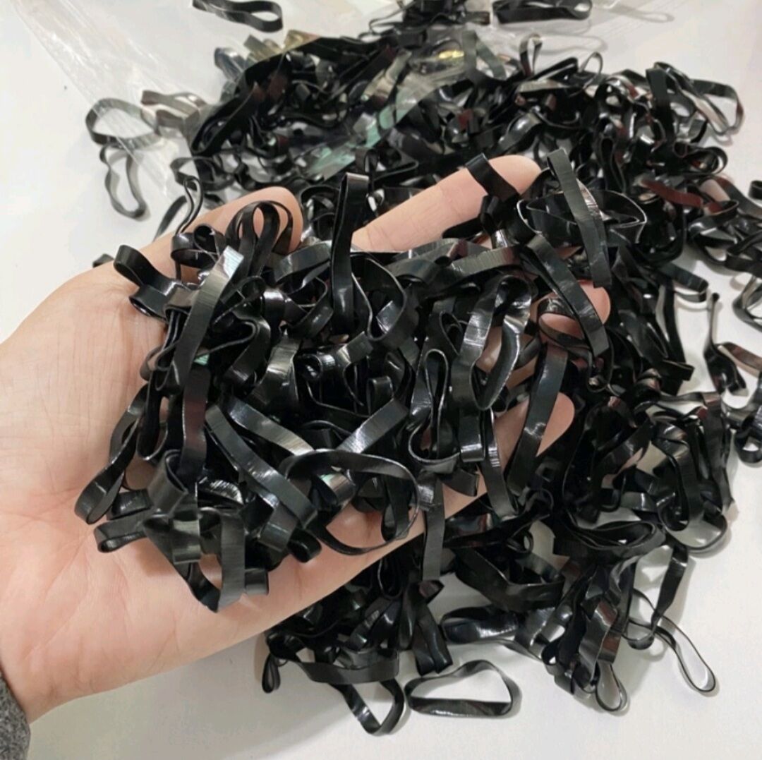 Gói 100g Thun Cột Tóc Nhiều Màu_Co Giản Tốt
