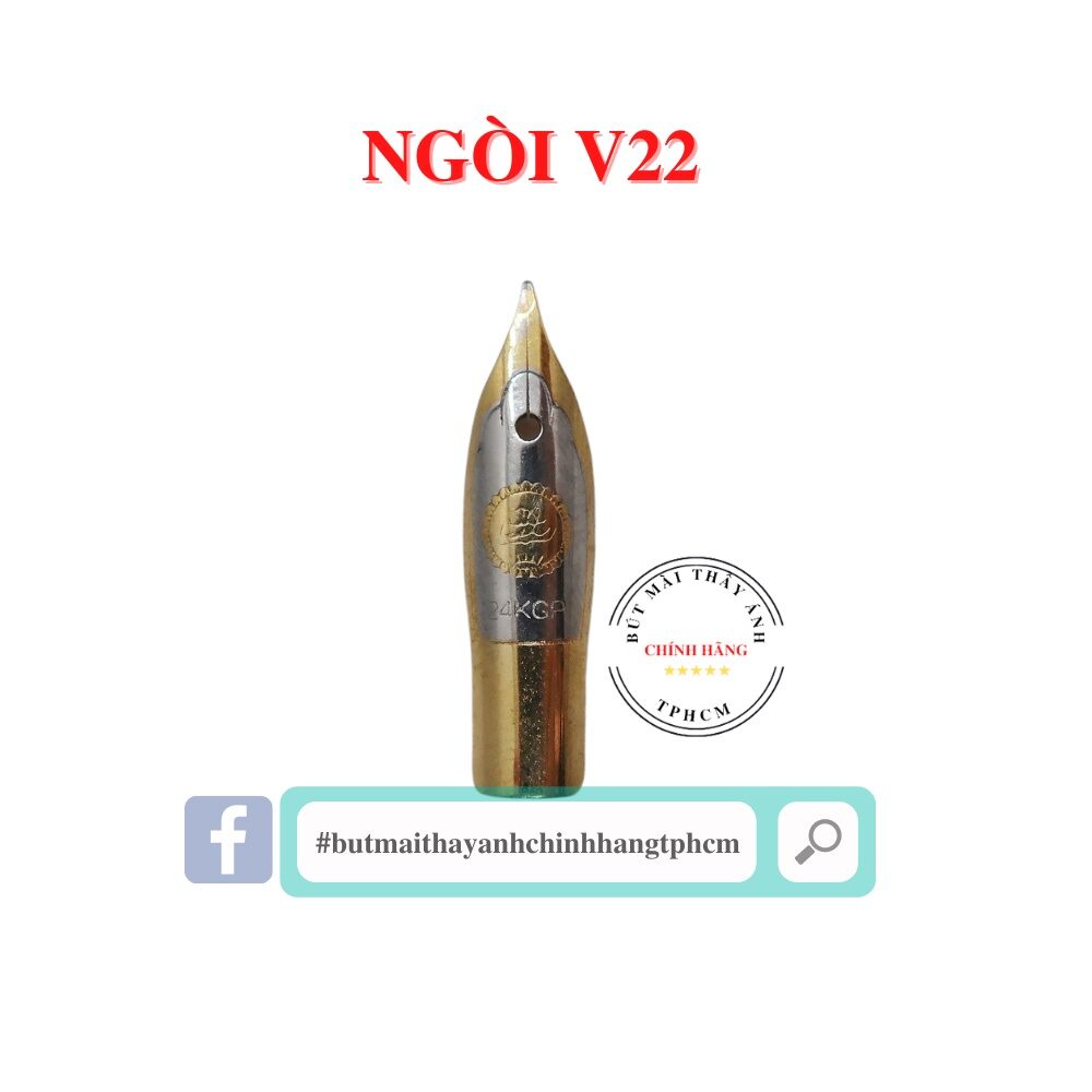 Combo 5 Ngòi vàng mài V22/ V24 Thầy Ánh