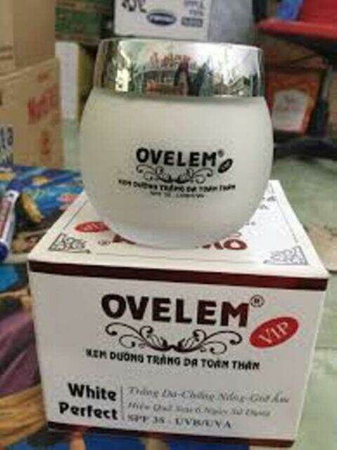 Kem dưỡng trắng da toàn thân ovelem 120g