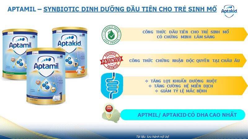 Sữa bột Aptamil New Zealand lon thiếc số 1 (900g)