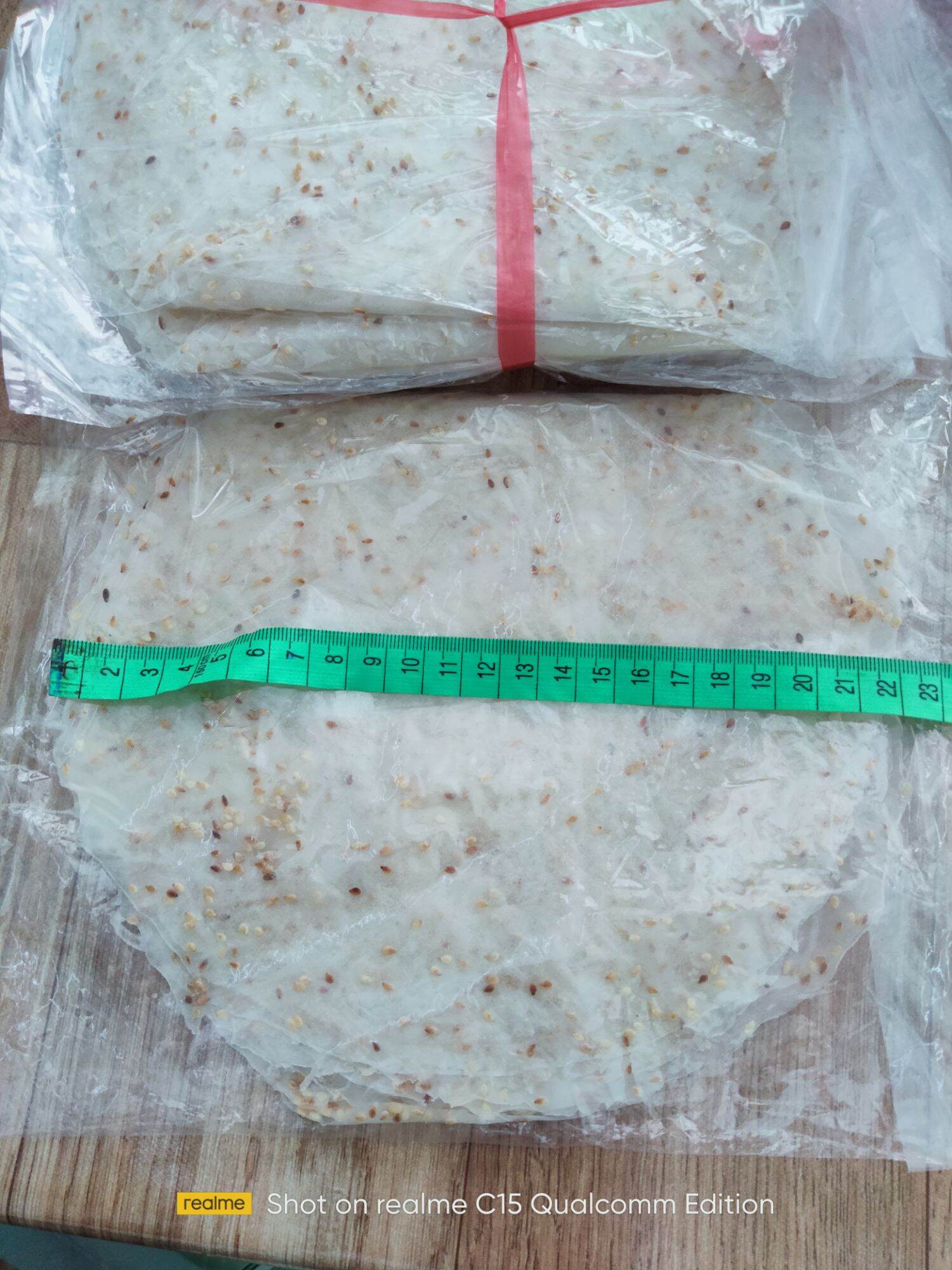 Combo 100 bánh tráng ngọt mè trắng , 22 cm. thơm, bánh tráng
