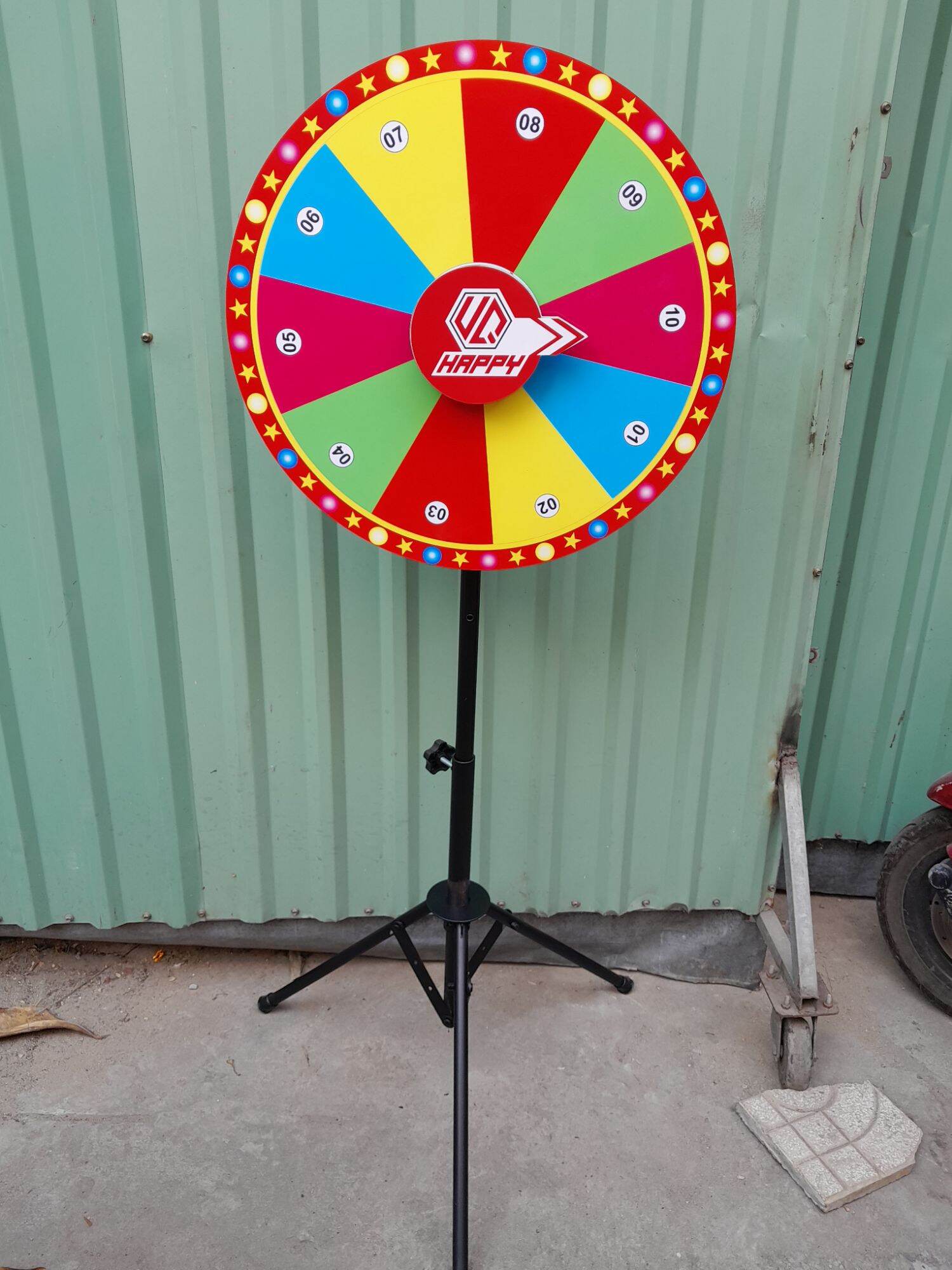 Vòng quay ( kỳ diệu lucky 10 ô - 3 chân - kt: 60cm x 180cm)