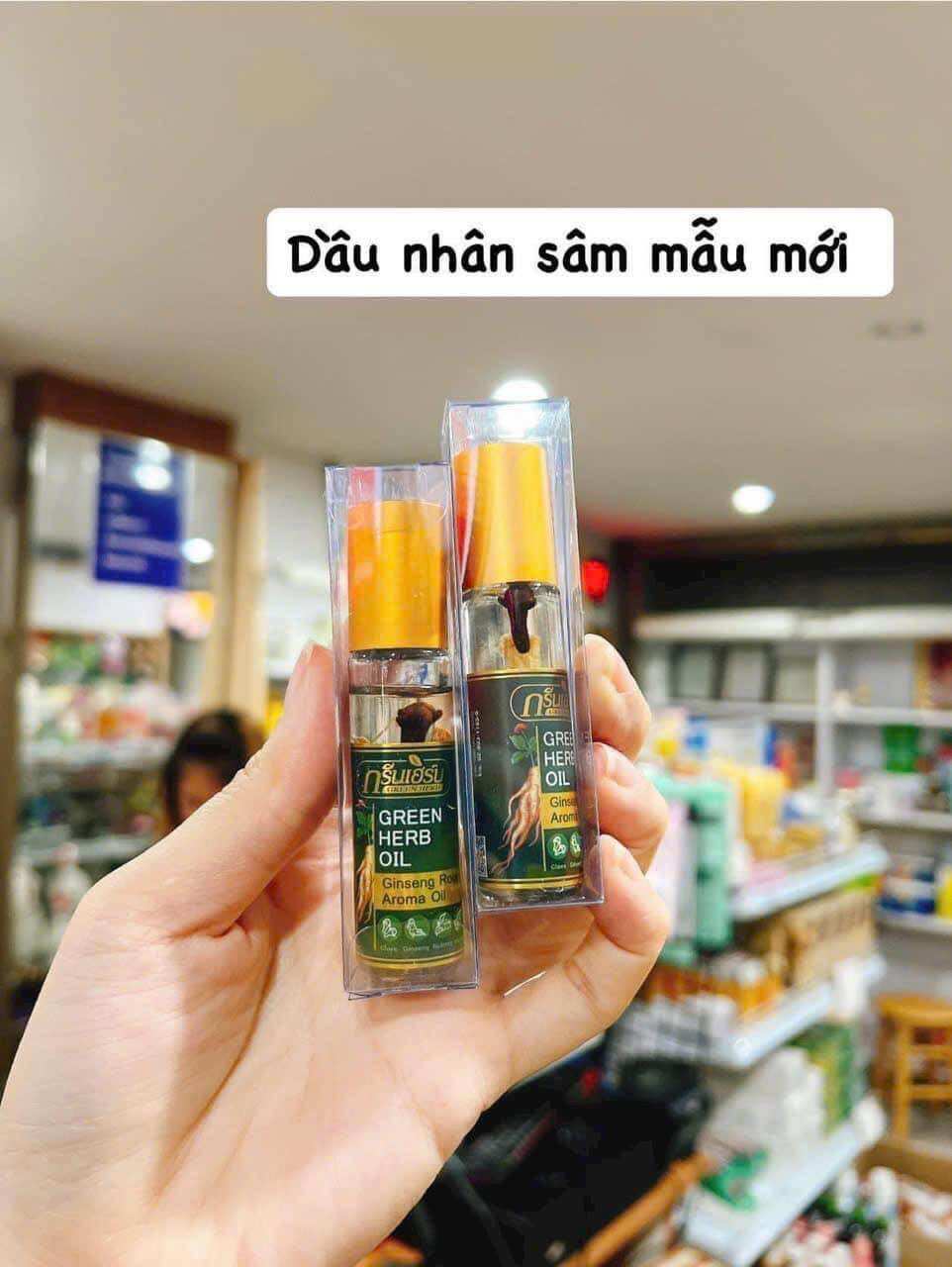 Lốc 12 chai dầu lăn nhân sâm mẫu mới thái lan