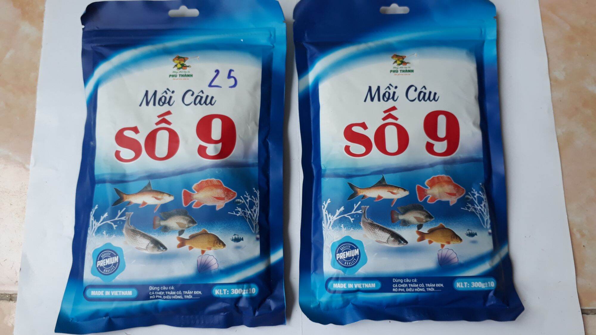 2 Gói Mồi Câu Cá Phú Thành Số 9_ Mồi Câu Đa năng