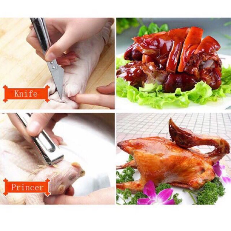 Combo 10 nhíp nhổ lông gà, lông vịt, làm lòng