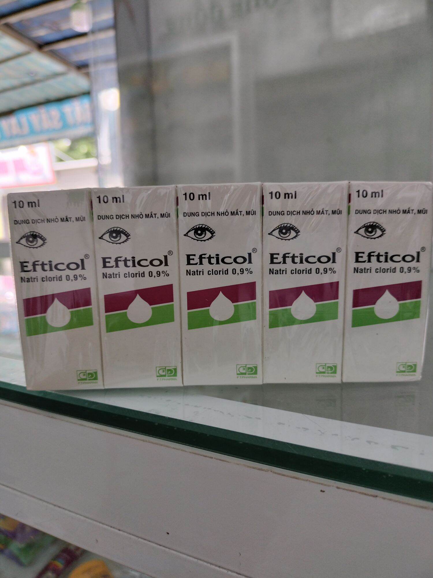 Efticol (Natriclorid ) -rửa mắt, mũi