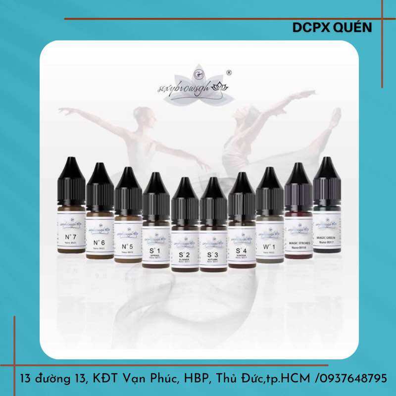 Mực gh sexybrow phun xăm đi sợi