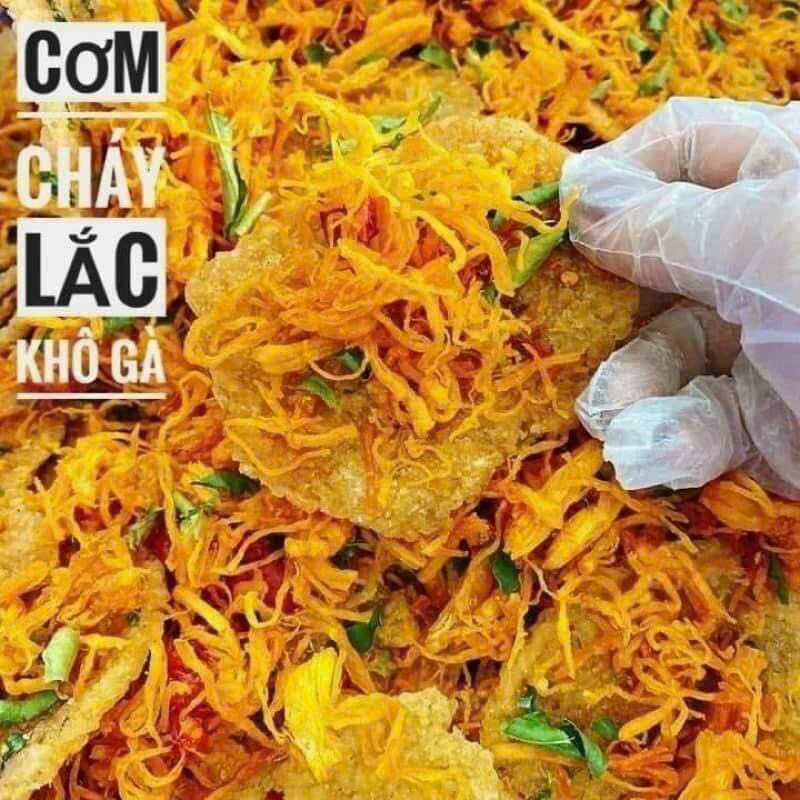 500g cơm cháy lắc khô gà
