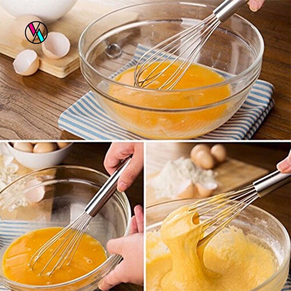 Cây đánh trứng inox 30cm