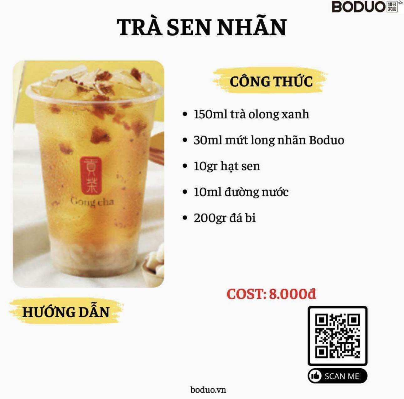 Mứt long nhãn boduo túi 1kg