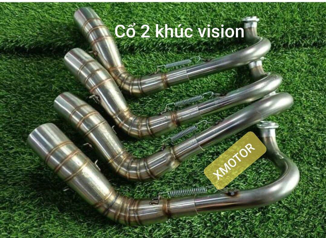 Cổ vision cổ 2 khúc gắn pô độ.