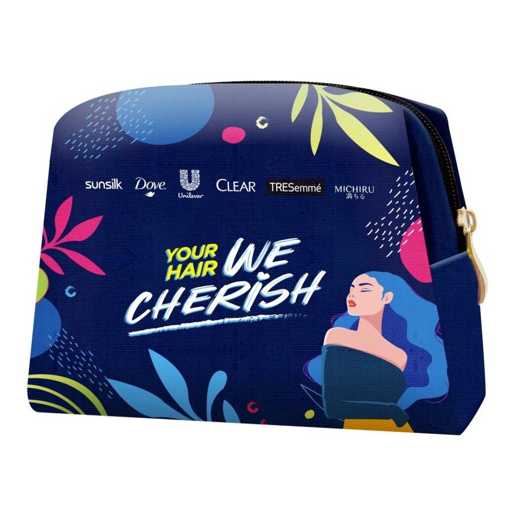 Túi đựng mỹ phẩm và đồ trang điểm Unilever ( màu ngẫu nhiên )