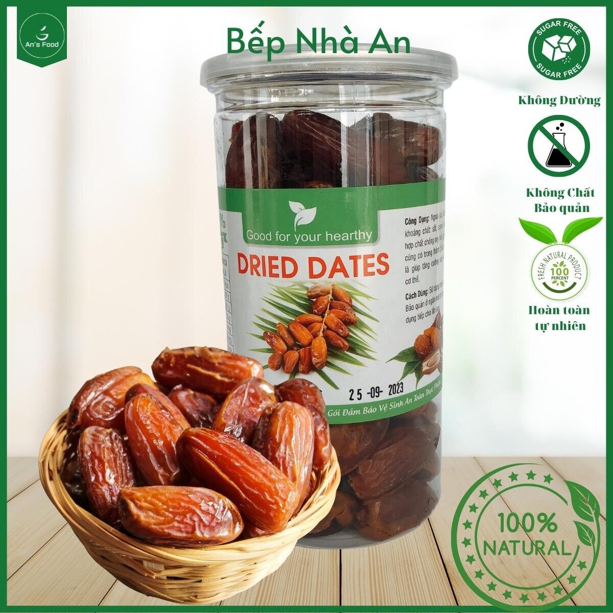 Quả chà là sấy deglet nour - 500g