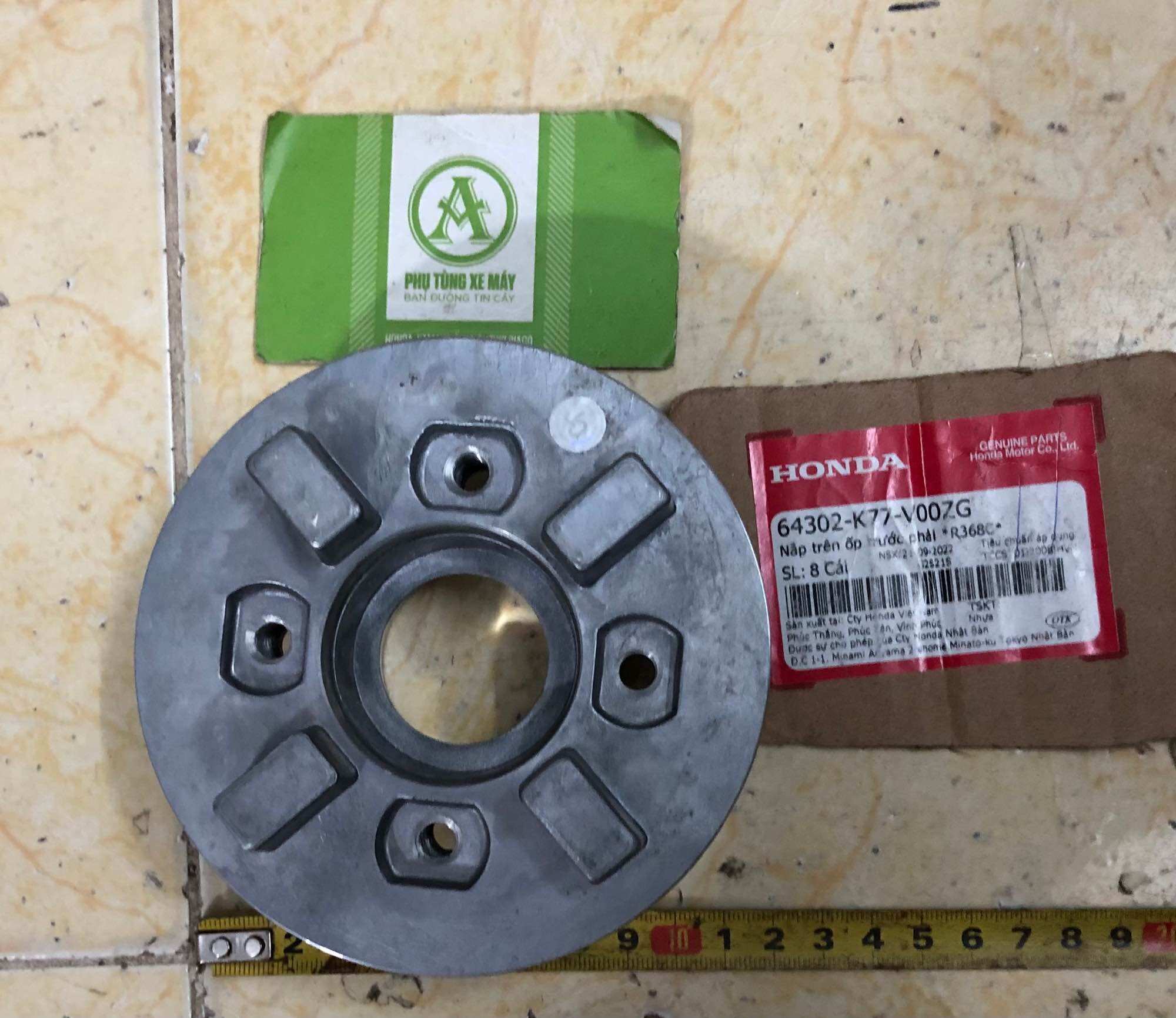 Cùi dĩa Cho xe máy Wave đời đầu Cao cấp ( có ốc / không ốc )