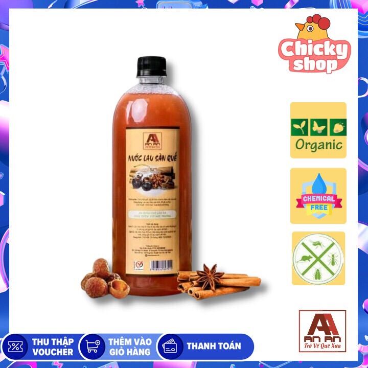 HCMNước lau sàn Quế An An 1L 100% thiên nhiên