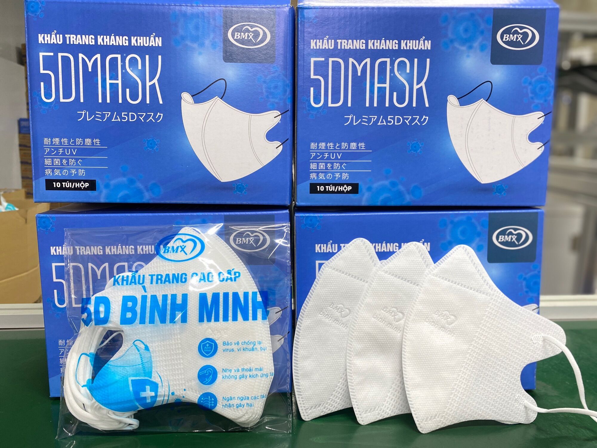 Lẻ 1 gói khẩu trang 5d bình minh
