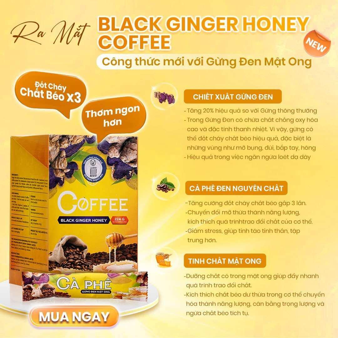 Cà Phê Gừng Giảm Cân Chính Hãng