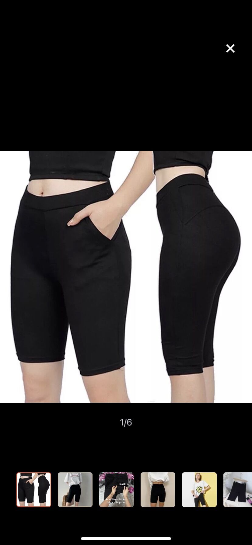 Quần legging nữ lửng chất thun co dãn siêu bền