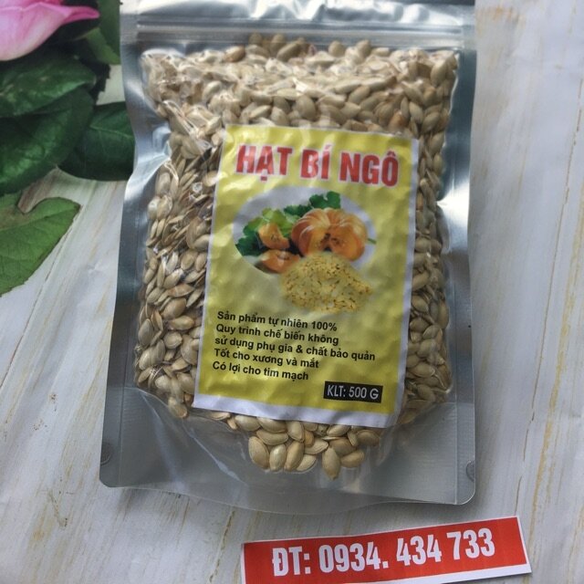 1kg hạt bí ngô sấy chín