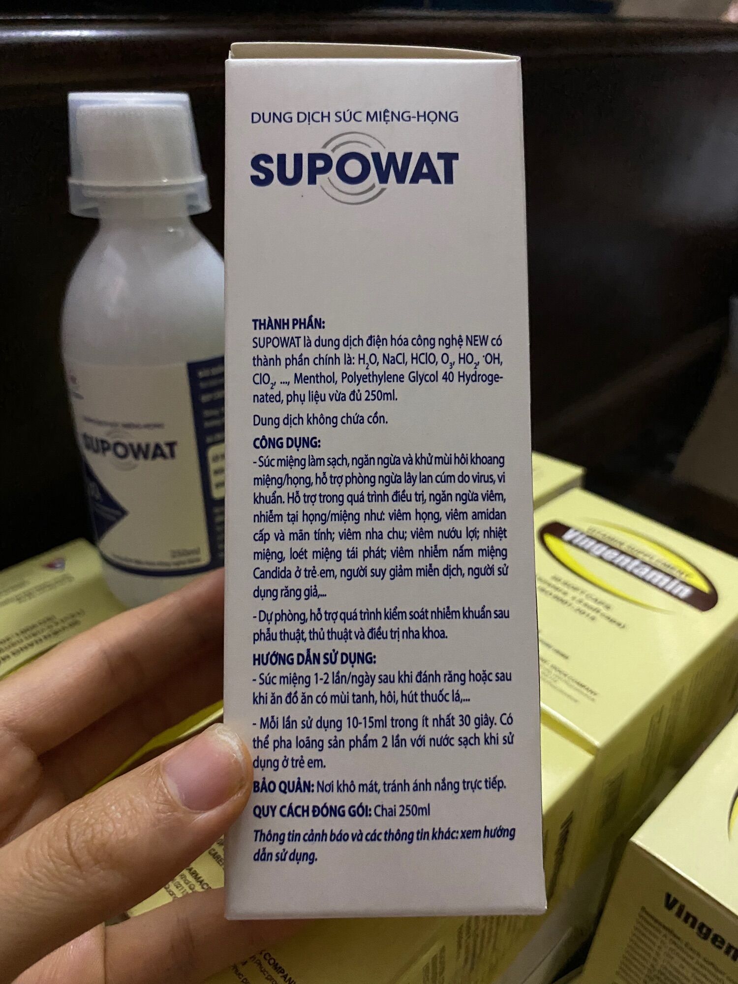 KimHuongpharmacist- nước súc miệng supowat