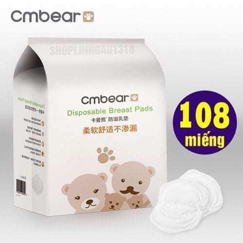 THẤM SỮA CMBEAR 108 MIẾNG CHO MẸ BỈM