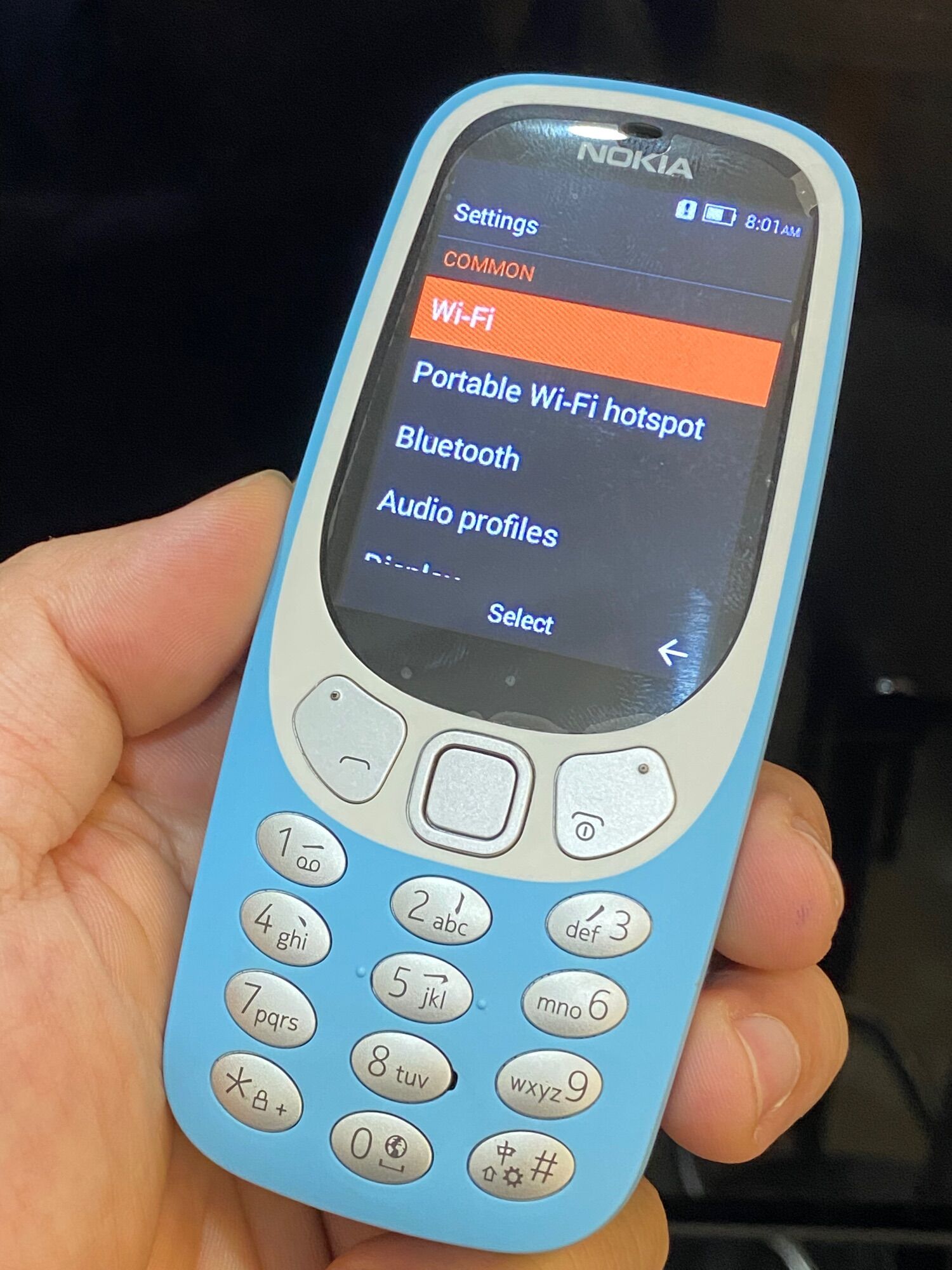 Nokia 3310 4g bản 1 sim xanh ngọc bích