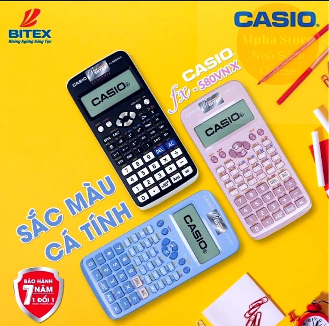 MÁY TÍNH CASIO FX 580VN X BẢN CAO CẤP