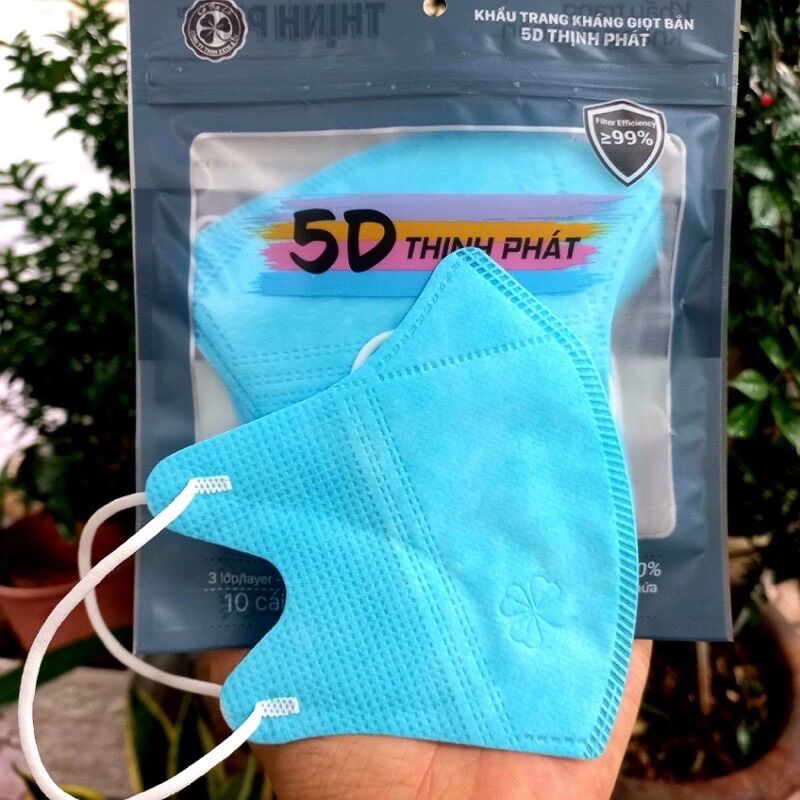 THÙNG 100 CÁI KHẨU TRANG 5D TP