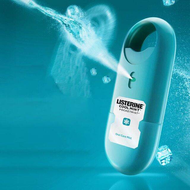 Xịt thơm miệng diệt khuẩn Listerine 7.7ml Mỹ [1cặp]