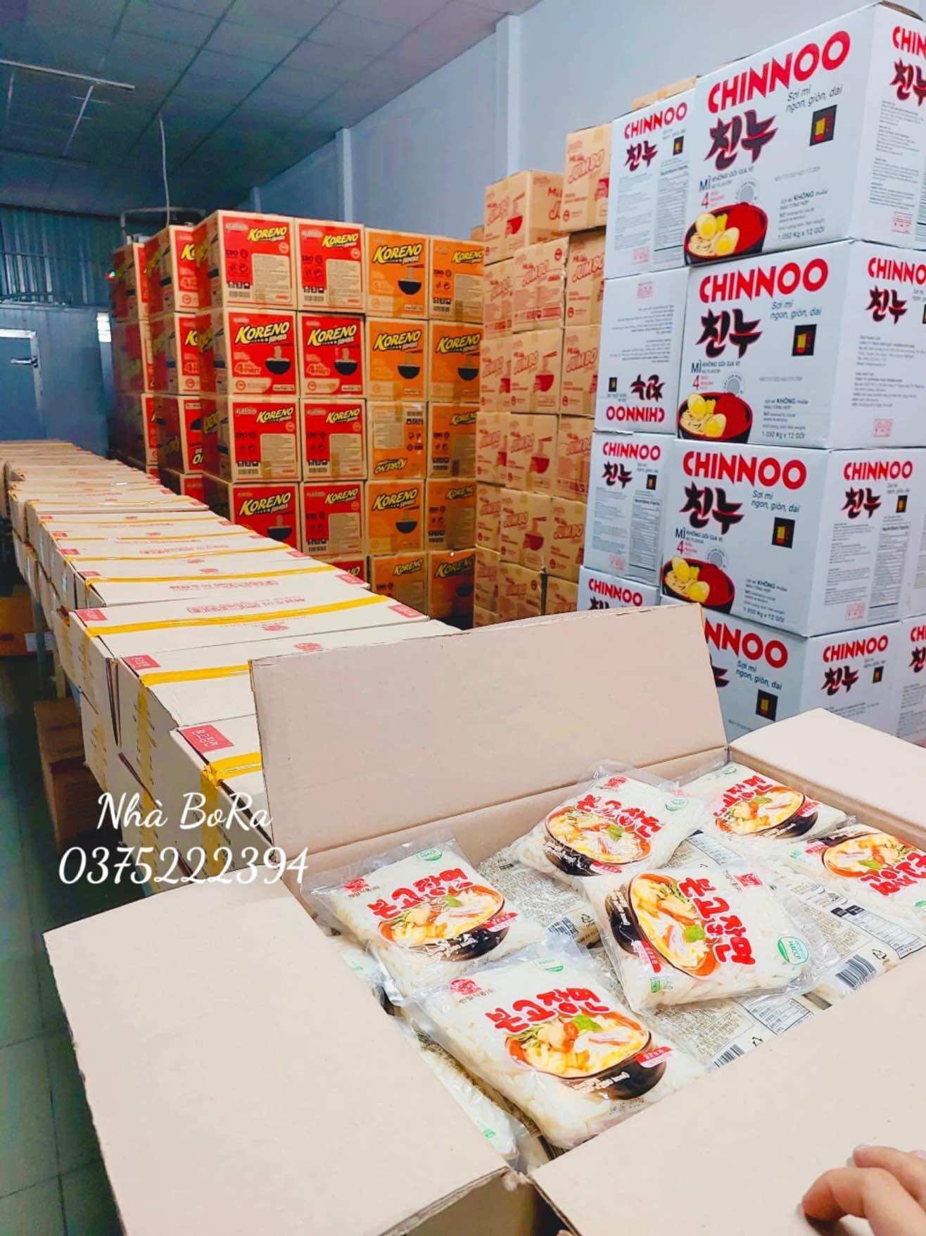 Mì udon tươi Bon Go Jang - Thùng 50 gói 200g