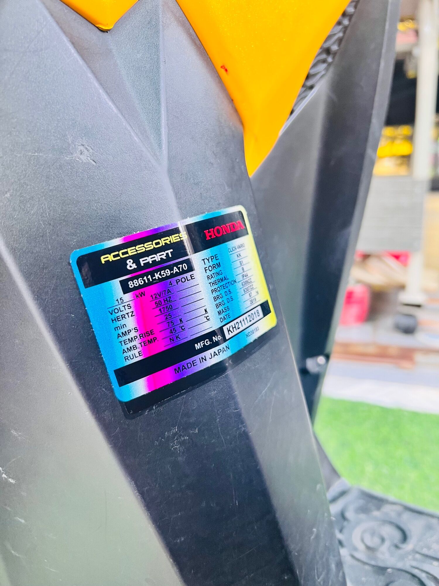 Tem logo sticker decal Thông Số Phản Quang chống thấm nước