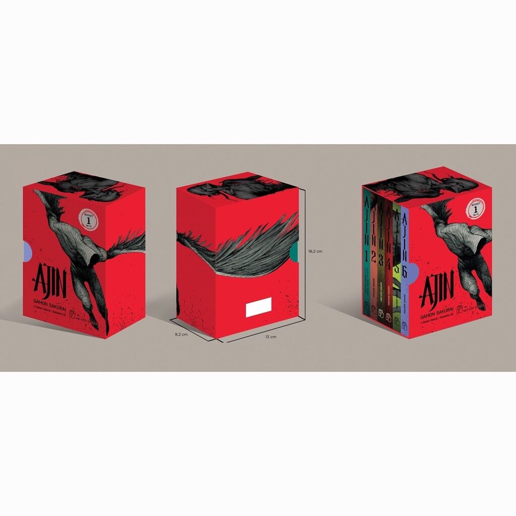 Sách - Combo 6 cuốn Ajin Boxset (Tập 1 Đến Tập 6) Tặng Kèm Bookmark