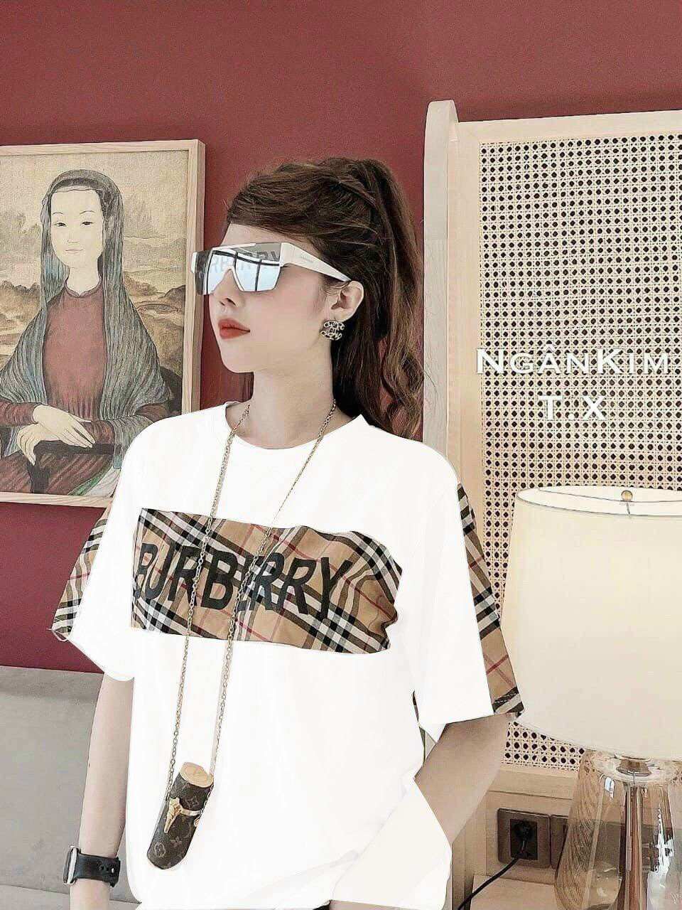 BỘ DÀI COTTON THÊU PHỐI SỌC BU.BERY CỰC ĐẸP
