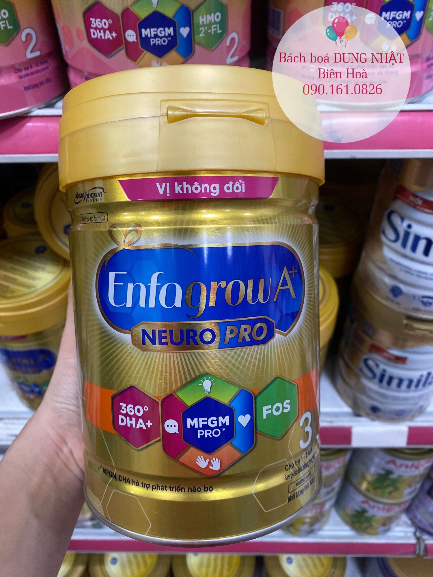 Sữa bột enfagrow số 3 830g hsd 2023