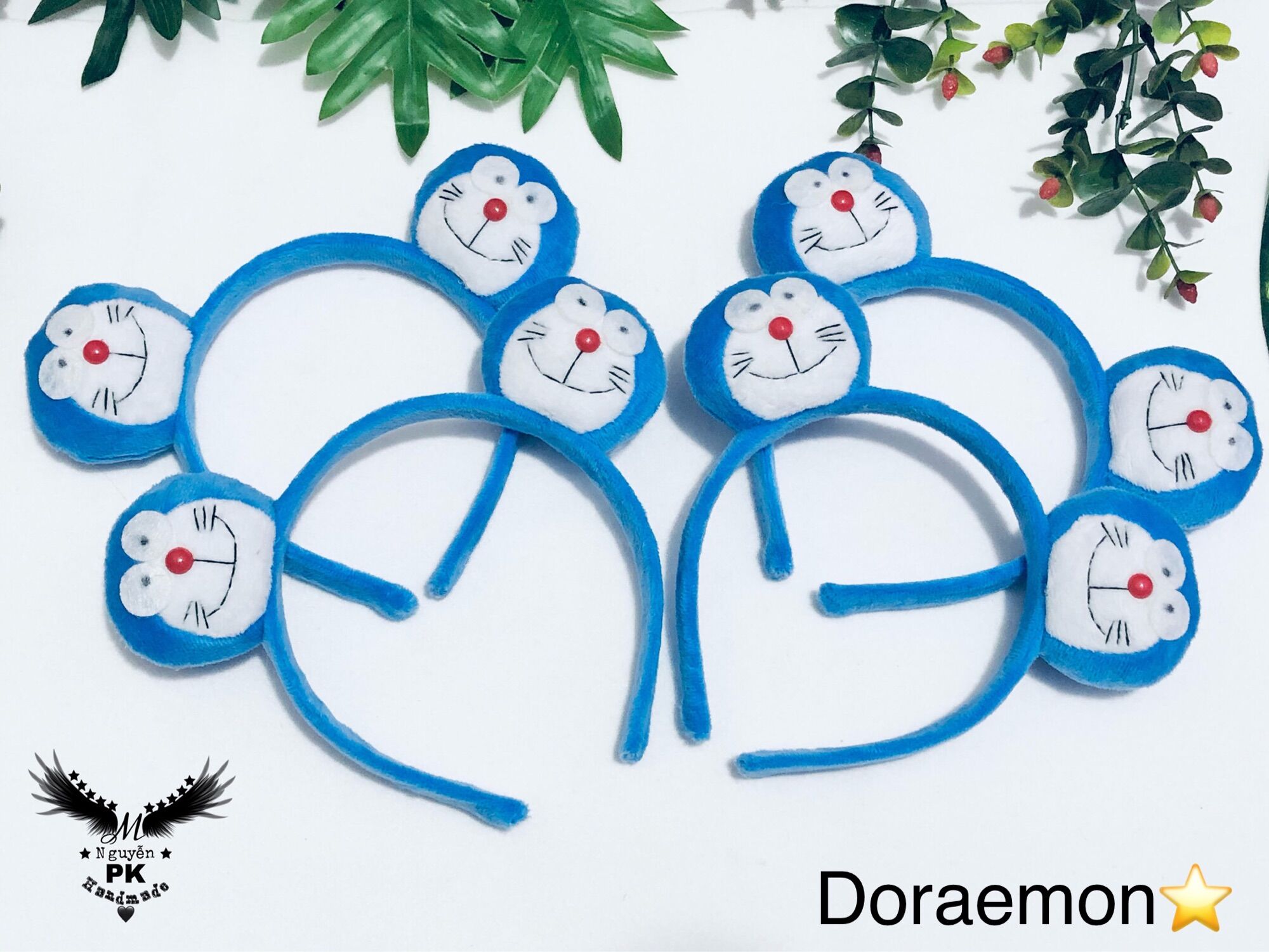 Băng đô cài tóc hoạt hình Doreamon