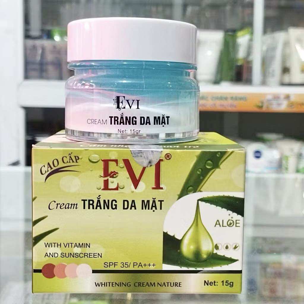 KEM EVI TRẮNG DA MẶT SPF35/ PA+++ MẪU MỚI 15GR