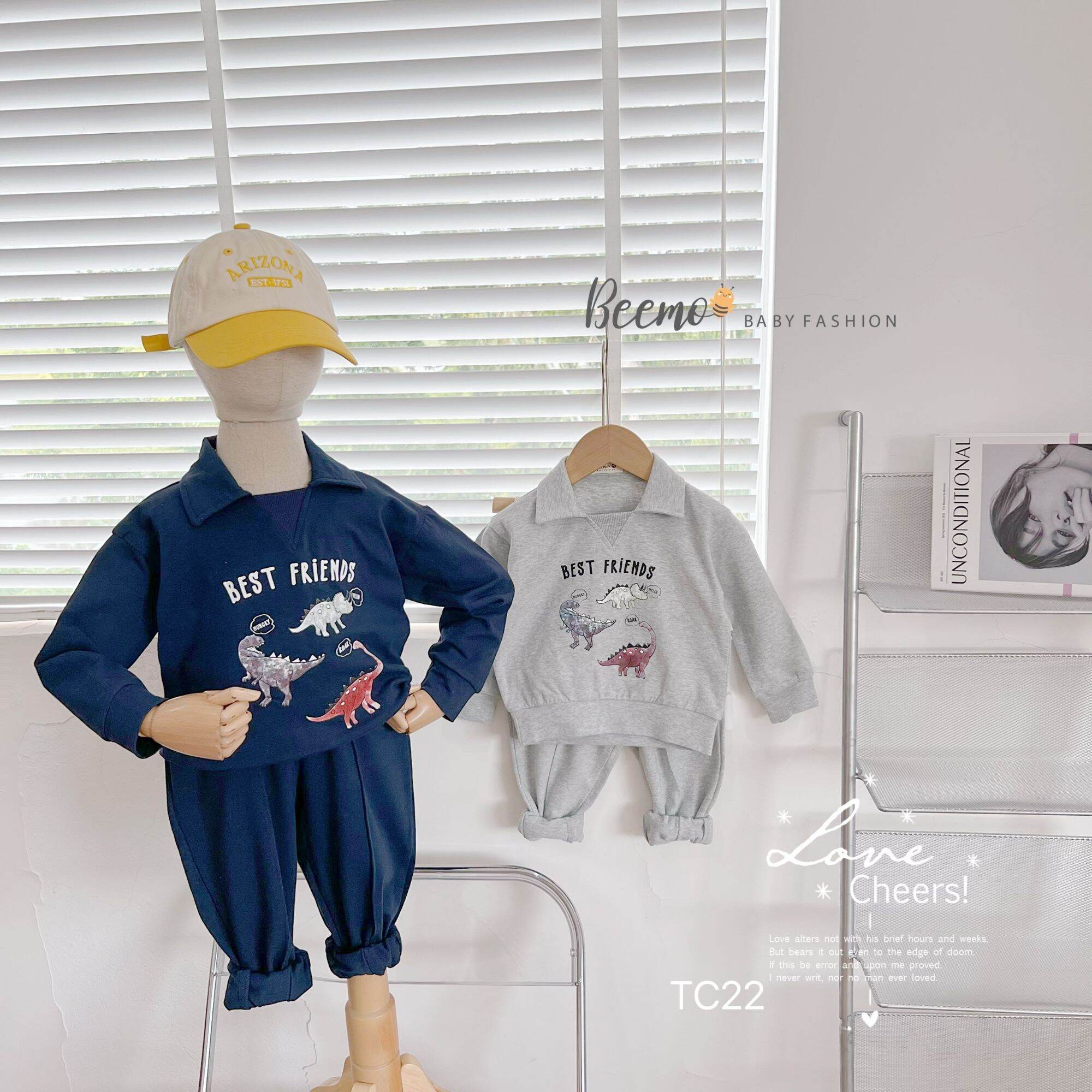 BỌ POLO BEEMO IN HÌNH KHỦNG LONG SIÊU YÊU CHO BÉ