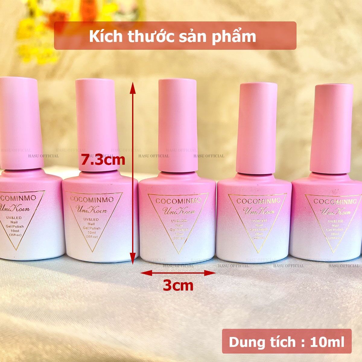 Set sơn Thạch coco 6 màu ( tặng kèm bảng màu )