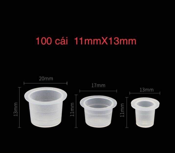 1000 hũ mực ko chân 8mm X 10.5mm