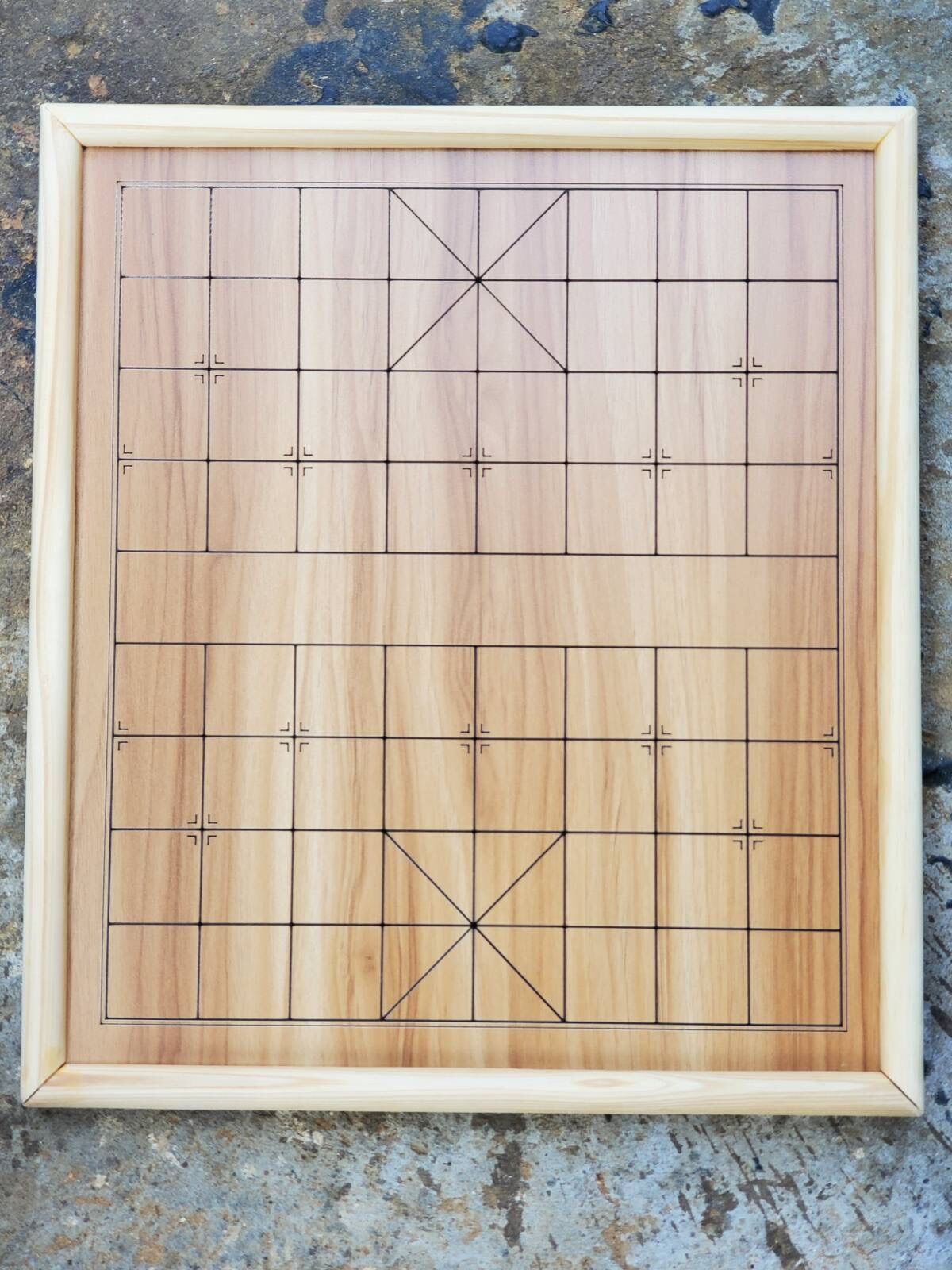 Bàn cờ tướng gỗ 45x50cm