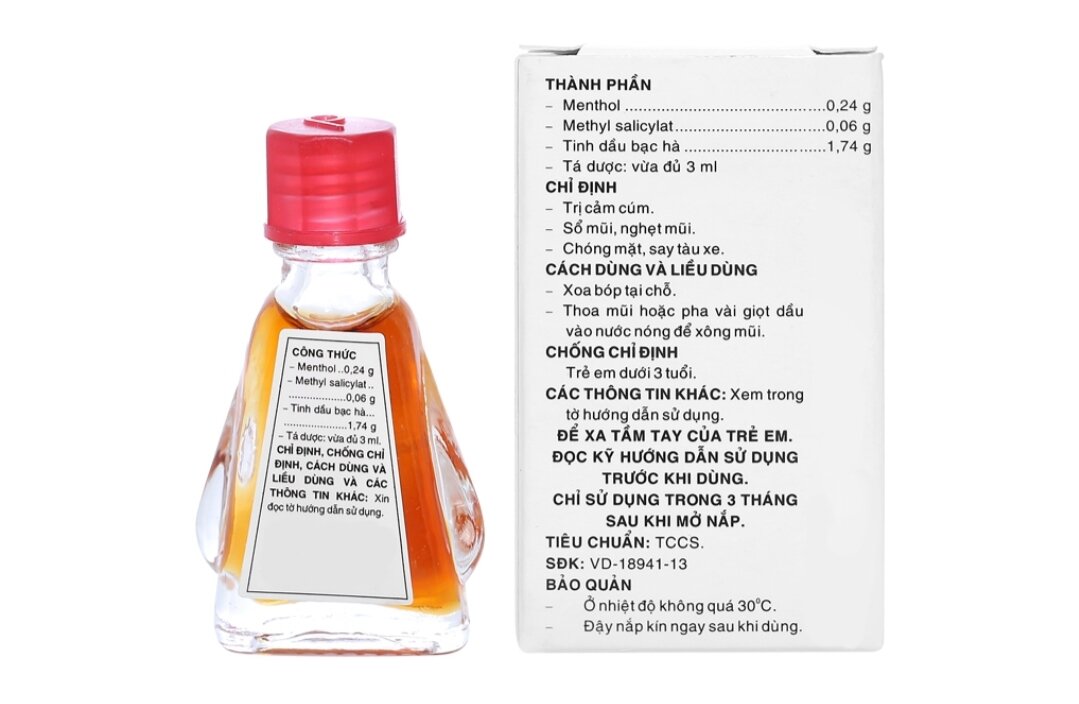Dầu gió nâu 3ml - Pharmedic