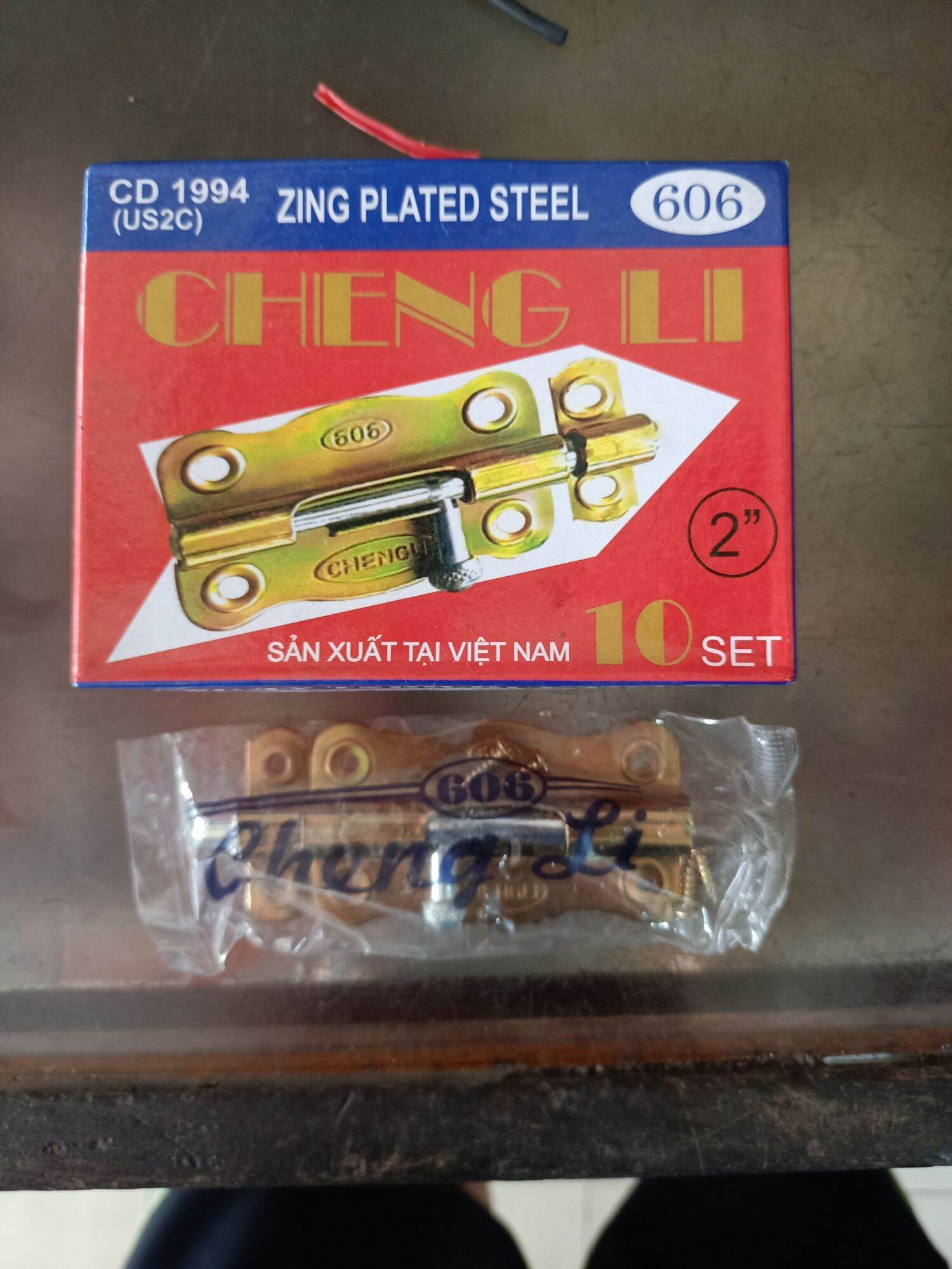10 cái chốt cửa ngang ngang chengli 606 6f - 1t