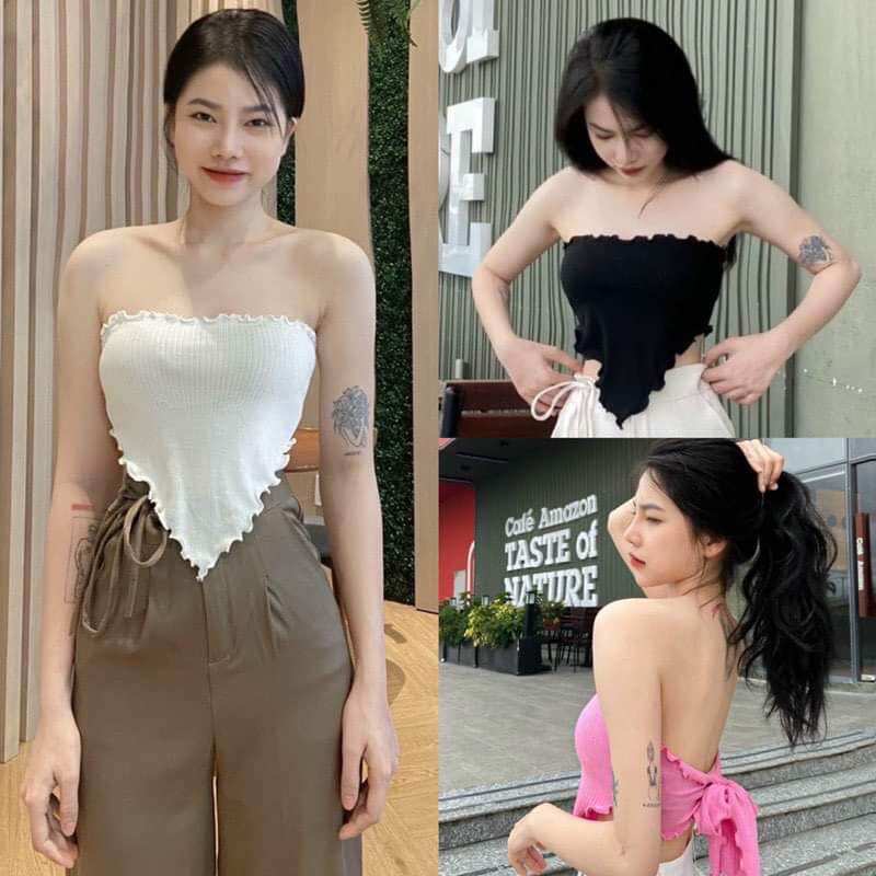 Áo yếm buộc nơ lưng xinh đẹp Y99