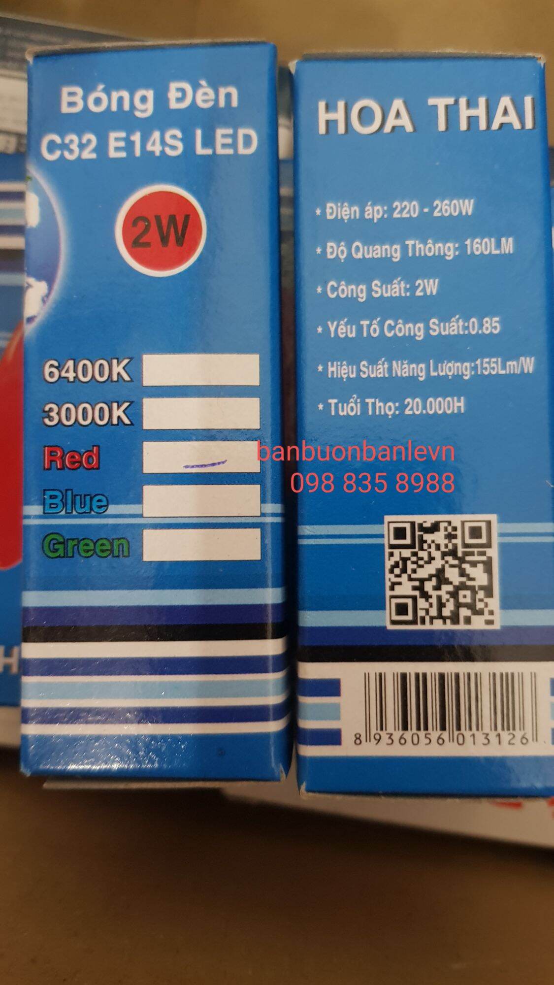 Bóng đèn LED nhót đỏ dây tóc  đui xoáy E14