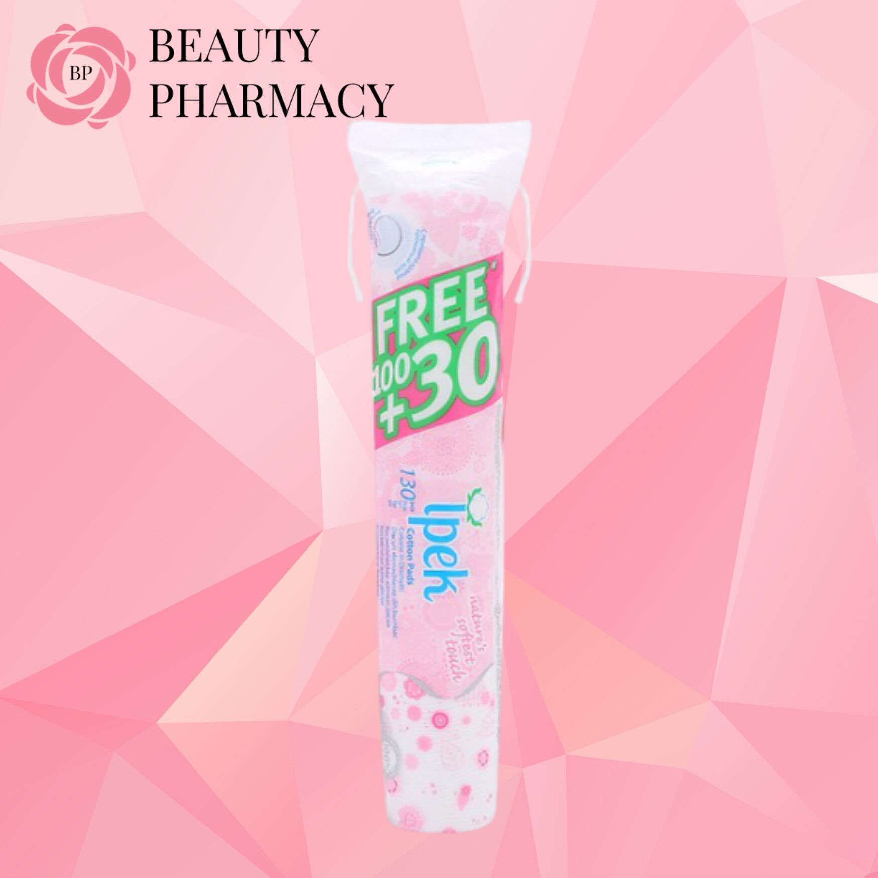 [HCM]Bông tẩy trang Ipek/lpek Thổ Nhỹ Kỳ tẩy & làm sạch trang điểm 130 miếng