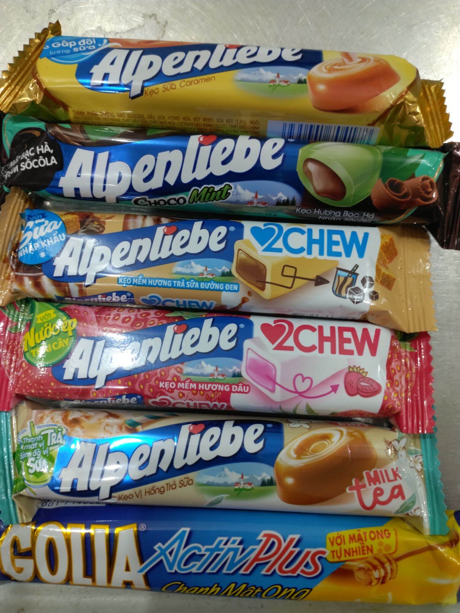Kẹo Alpenliebe thỏi các loại